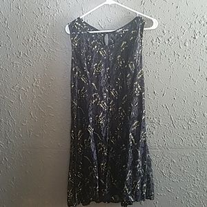 Black and gold dress